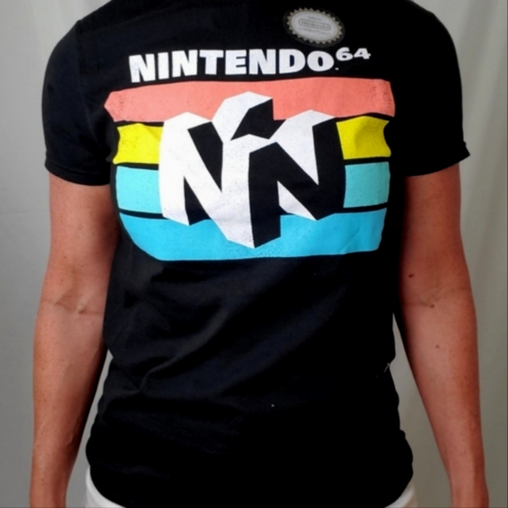 Nintendo 64 retro style graphic t-shirt